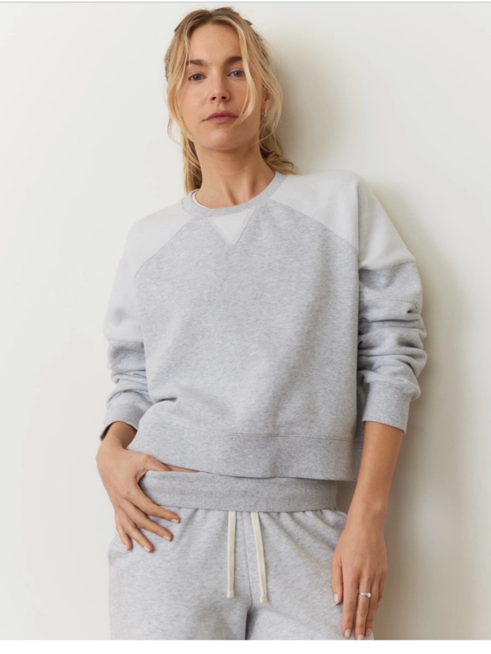 Marine Layer Cloud9 Fleece Midweight Pullover - Light Gray